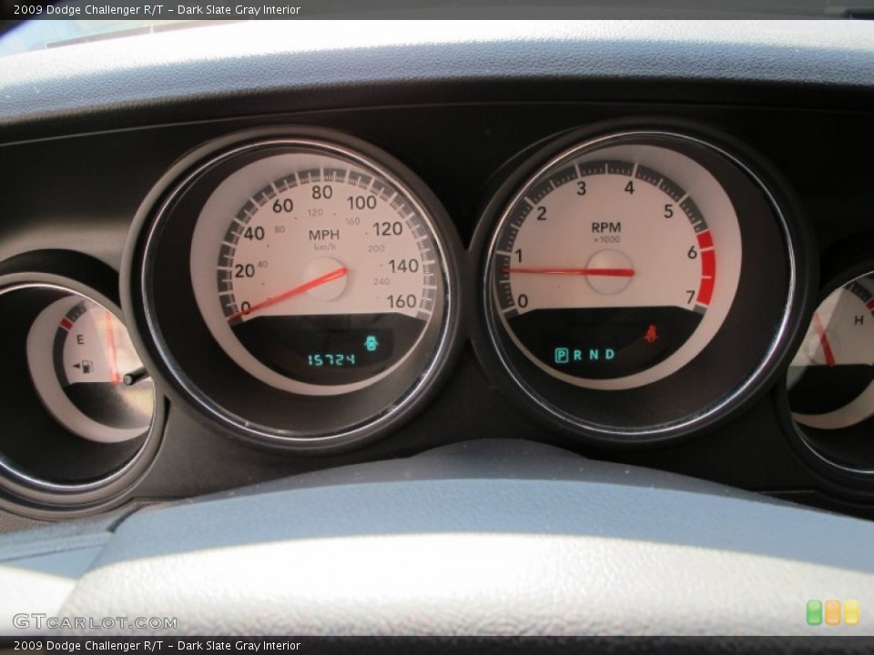 Dark Slate Gray Interior Gauges for the 2009 Dodge Challenger R/T #75000744