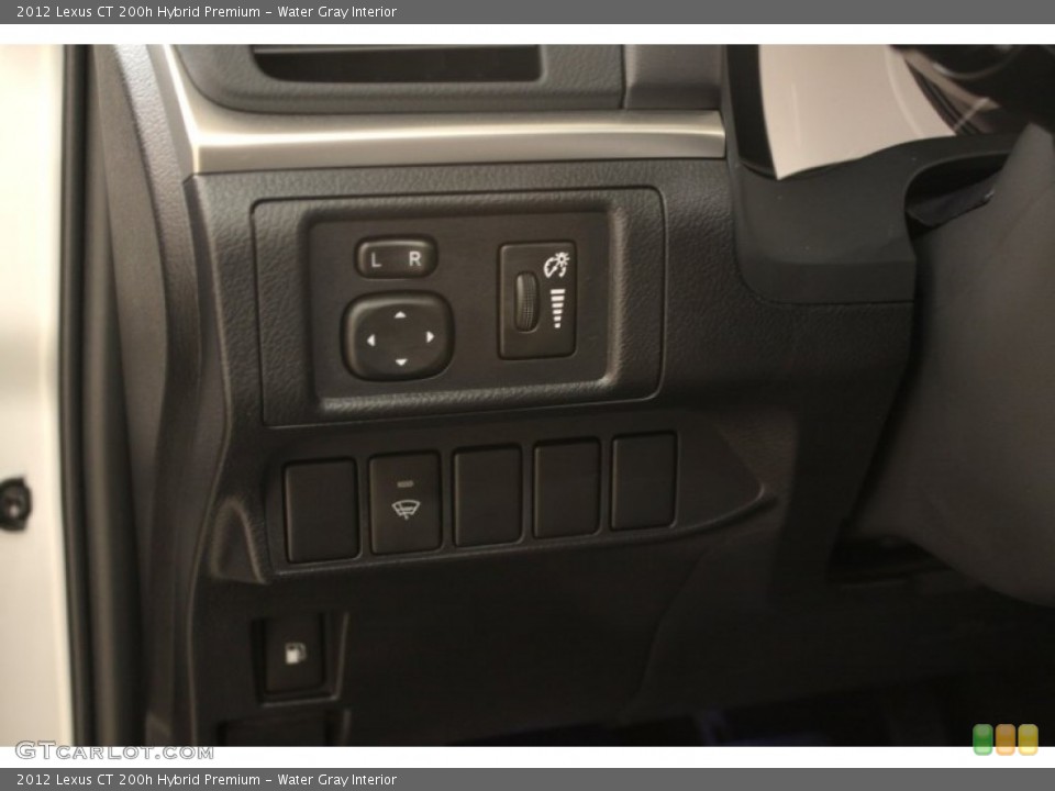 Water Gray Interior Controls for the 2012 Lexus CT 200h Hybrid Premium #75002599