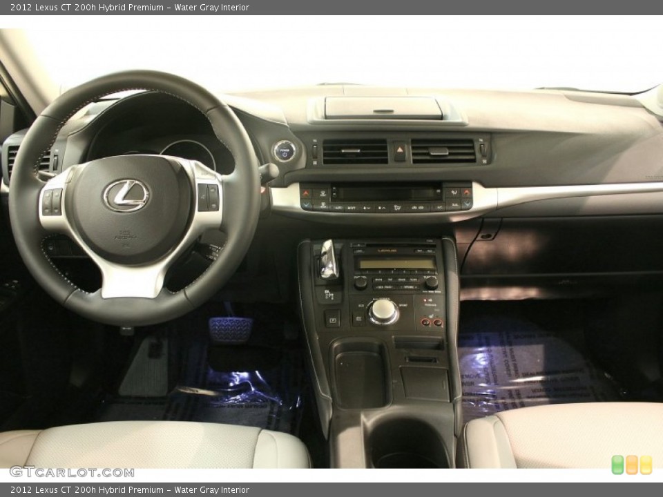 Water Gray Interior Dashboard for the 2012 Lexus CT 200h Hybrid Premium #75002798