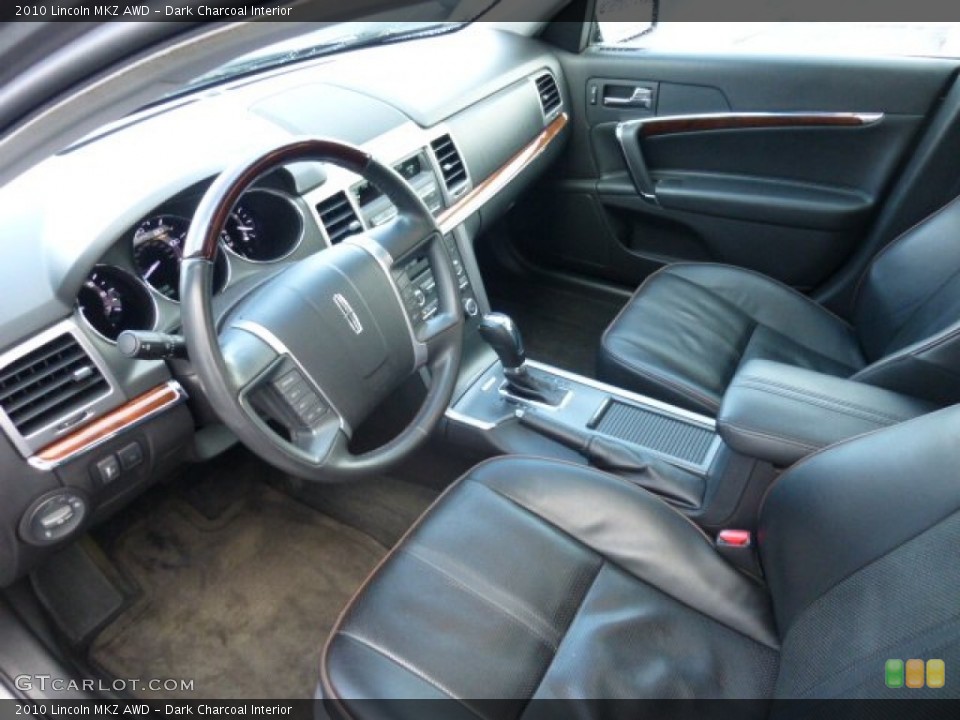 Dark Charcoal 2010 Lincoln MKZ Interiors