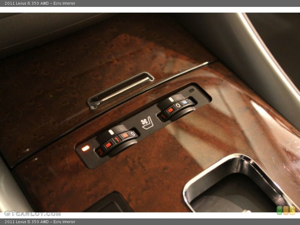 Ecru Interior Controls for the 2011 Lexus IS 350 AWD #75005503