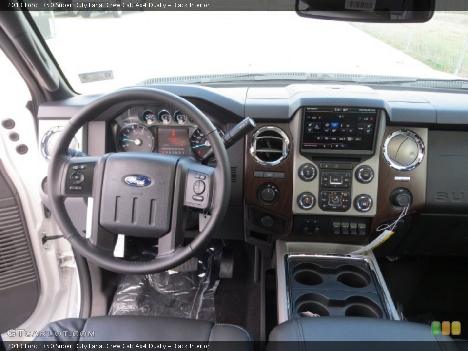 Black Interior Dashboard for the 2013 Ford F350 Super Duty Lariat Crew Cab 4x4 Dually #75005712