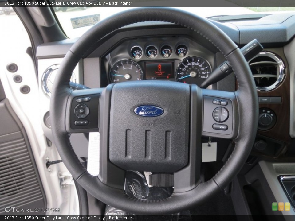 Black Interior Steering Wheel for the 2013 Ford F350 Super Duty Lariat Crew Cab 4x4 Dually #75005880