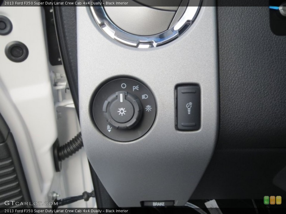 Black Interior Controls for the 2013 Ford F350 Super Duty Lariat Crew Cab 4x4 Dually #75005928