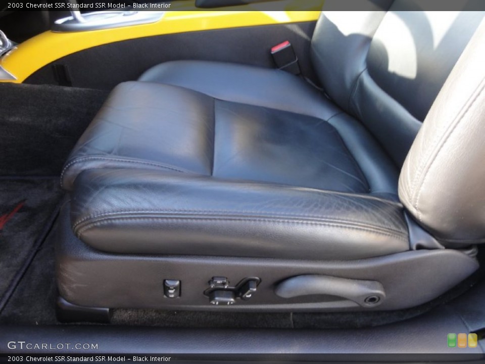 Black Interior Front Seat for the 2003 Chevrolet SSR  #75006291