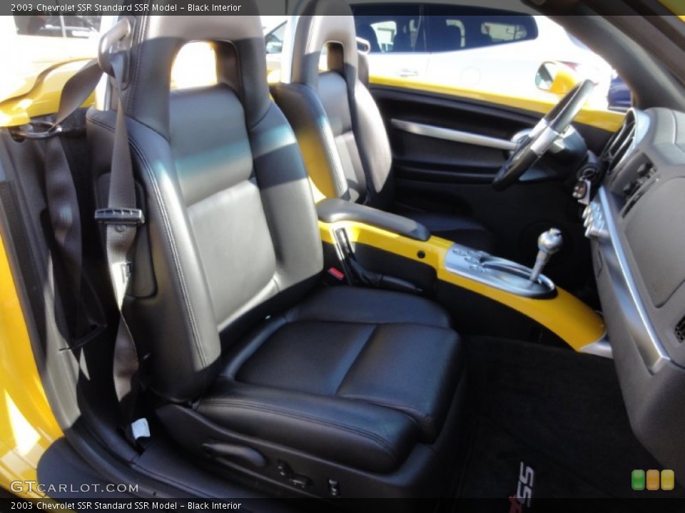 Black Interior Front Seat for the 2003 Chevrolet SSR  #75006379