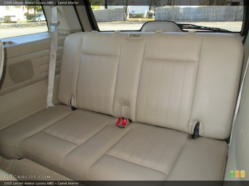 Camel Interior Rear Seat for the 2005 Lincoln Aviator Luxury AWD #75006466