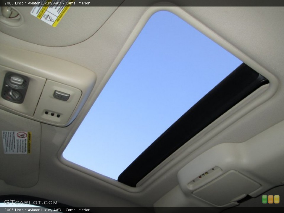 Camel Interior Sunroof for the 2005 Lincoln Aviator Luxury AWD #75006512
