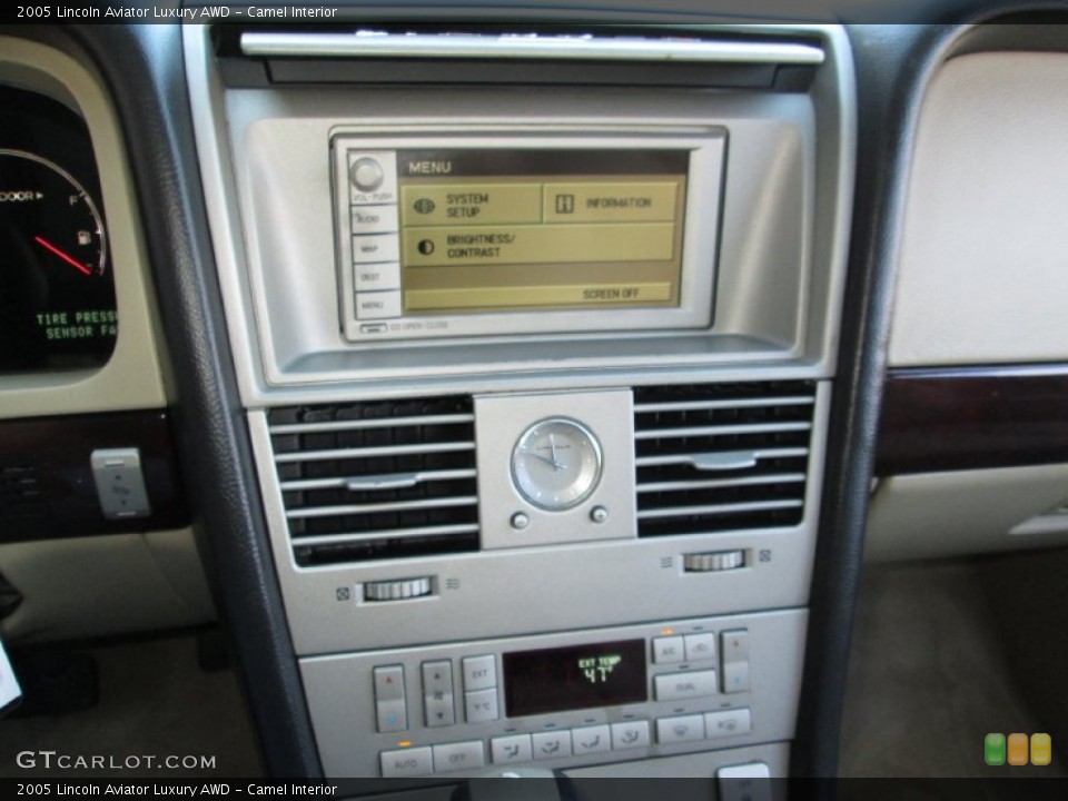 Camel Interior Controls for the 2005 Lincoln Aviator Luxury AWD #75006535