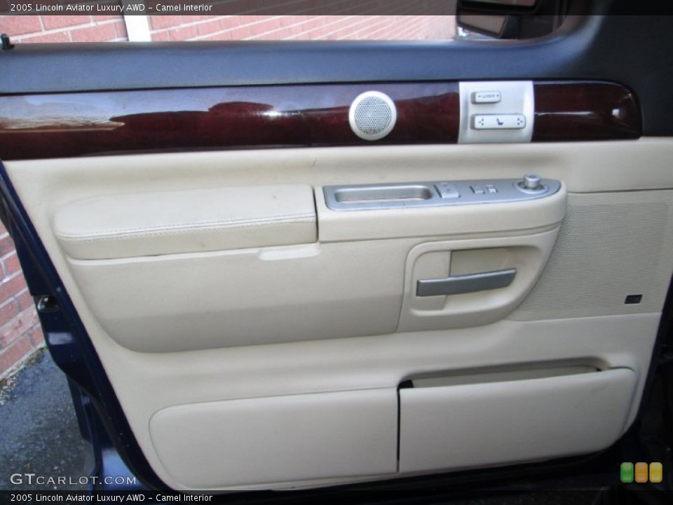 Camel Interior Door Panel for the 2005 Lincoln Aviator Luxury AWD #75006699