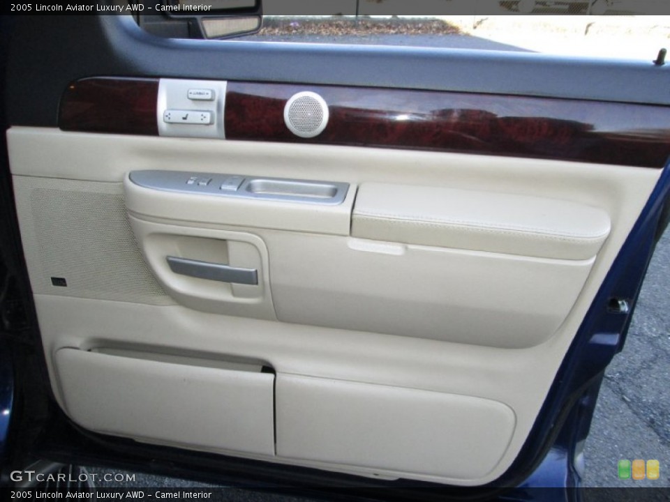 Camel Interior Door Panel for the 2005 Lincoln Aviator Luxury AWD #75006724