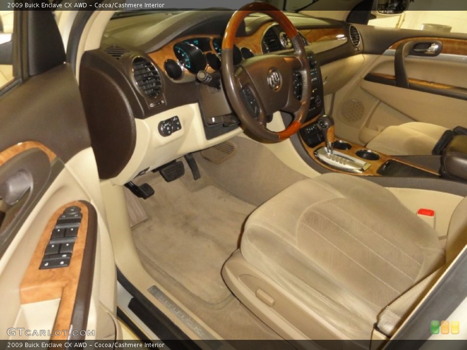 Cocoa/Cashmere Interior Prime Interior for the 2009 Buick Enclave CX AWD #75006970