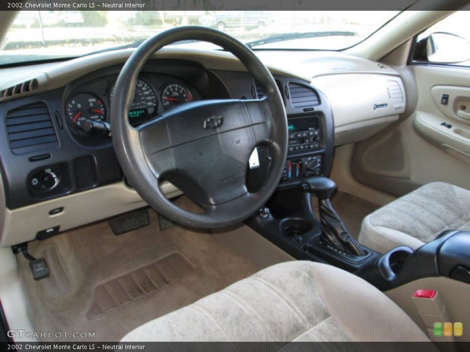 Neutral Interior Prime Interior for the 2002 Chevrolet Monte Carlo LS #75007871
