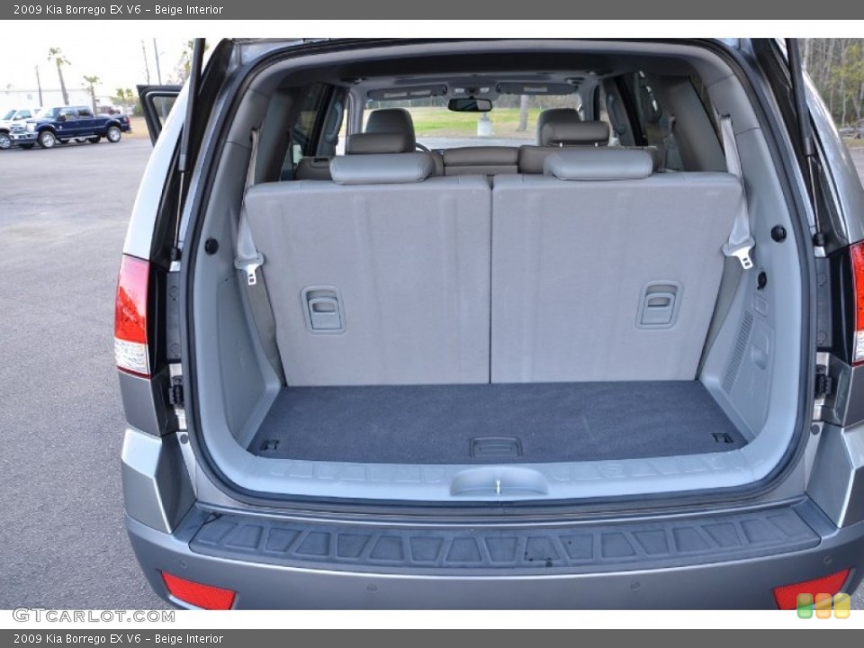 Beige Interior Trunk for the 2009 Kia Borrego EX V6 #75008204