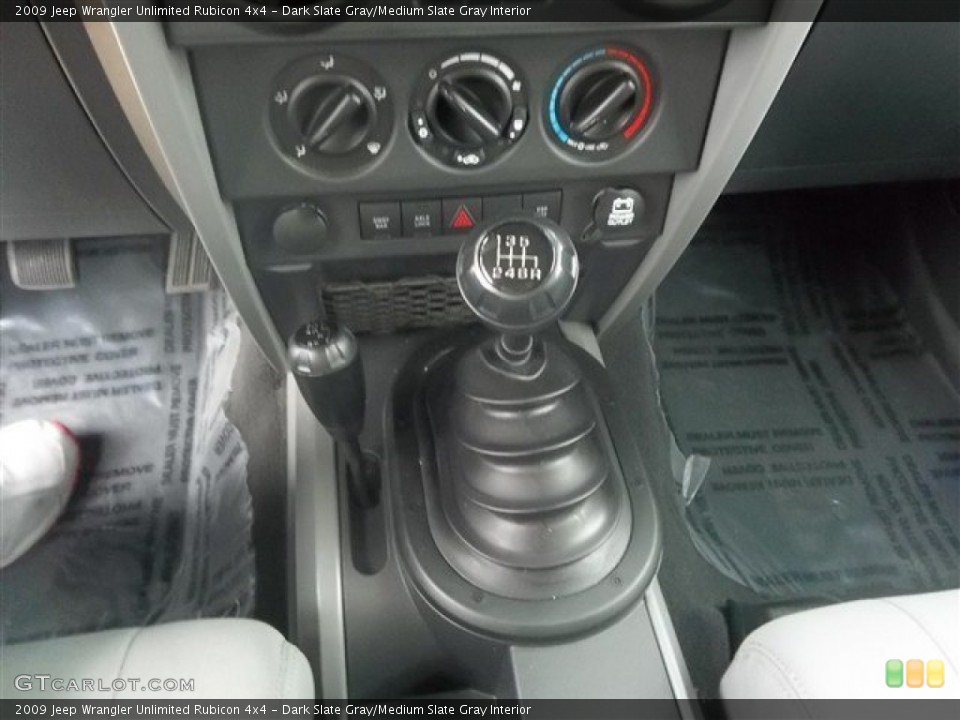 Dark Slate Gray/Medium Slate Gray Interior Transmission for the 2009 Jeep Wrangler Unlimited Rubicon 4x4 #75008500