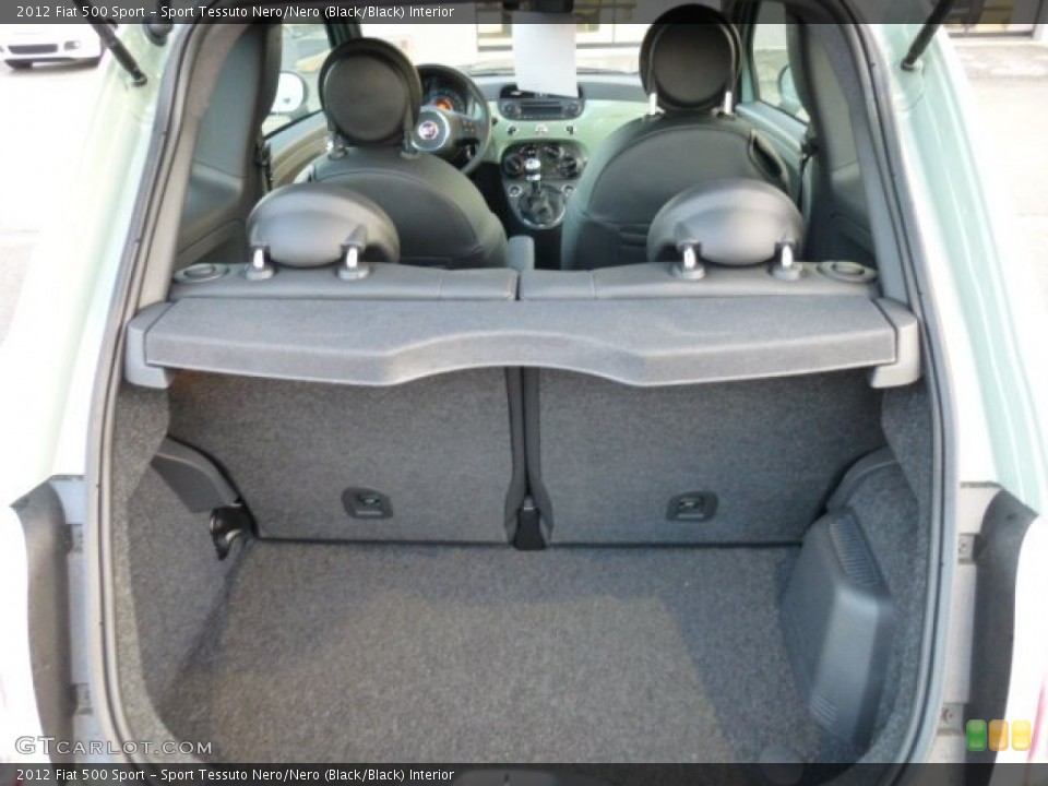 Sport Tessuto Nero/Nero (Black/Black) Interior Trunk for the 2012 Fiat 500 Sport #75010942