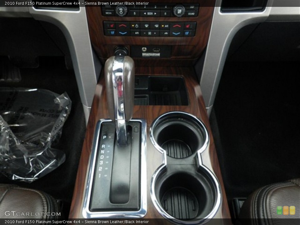 Sienna Brown Leather/Black Interior Transmission for the 2010 Ford F150 Platinum SuperCrew 4x4 #75012502