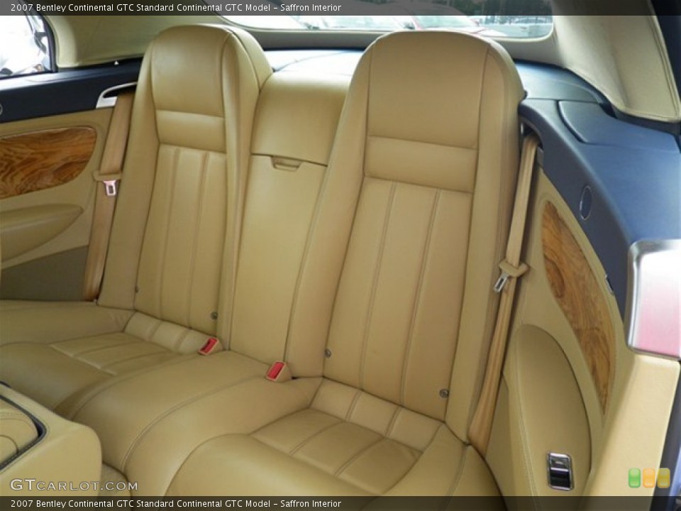 Saffron 2007 Bentley Continental GTC Interiors