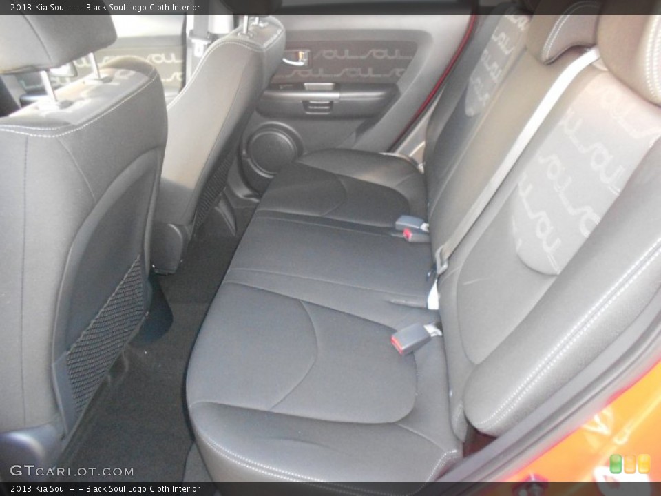 Black Soul Logo Cloth Interior Rear Seat for the 2013 Kia Soul + #75013140