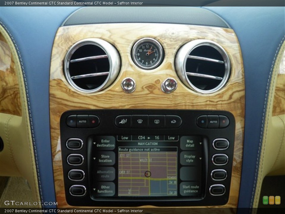 Saffron Interior Controls for the 2007 Bentley Continental GTC  #75013275