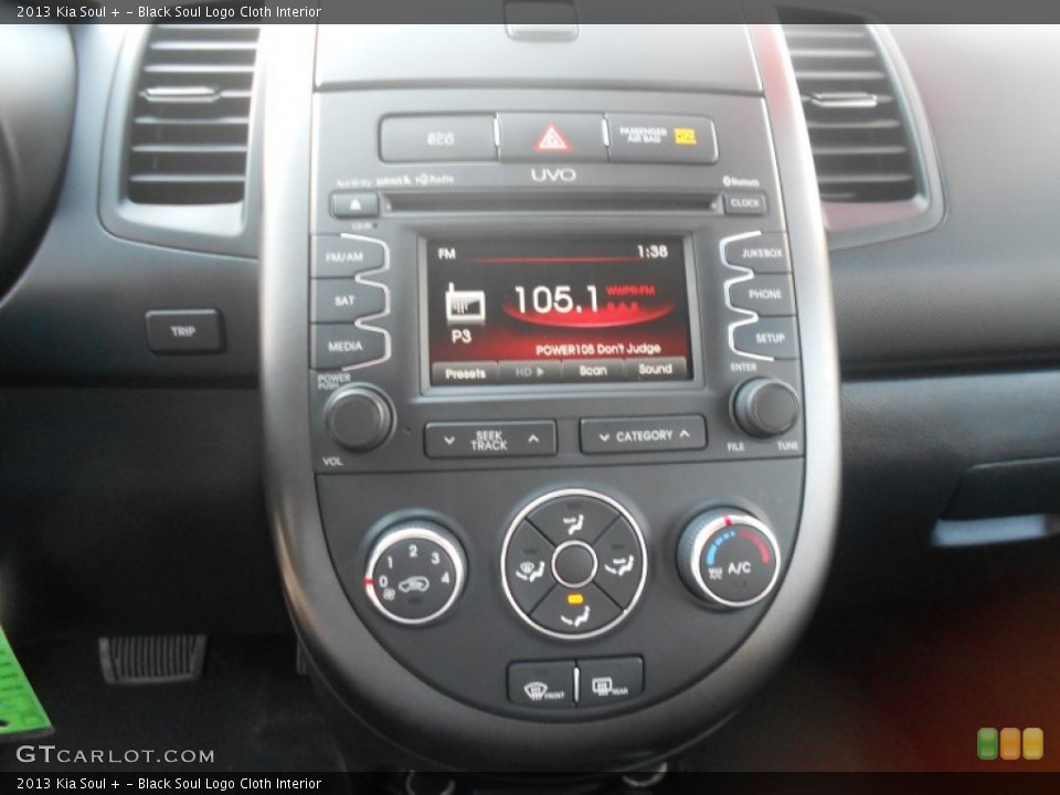 Black Soul Logo Cloth Interior Controls for the 2013 Kia Soul + #75013321