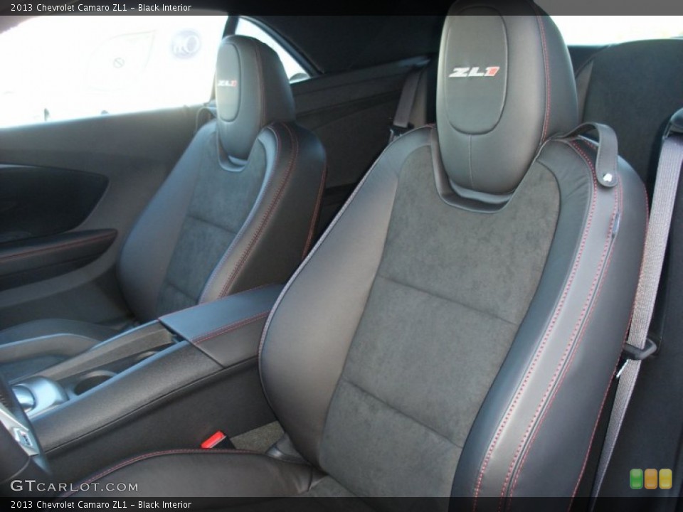 Black Interior Front Seat for the 2013 Chevrolet Camaro ZL1 #75013998