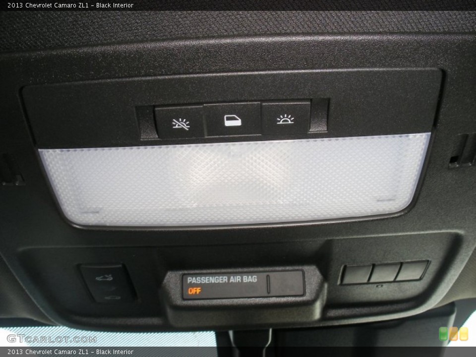 Black Interior Controls for the 2013 Chevrolet Camaro ZL1 #75014241