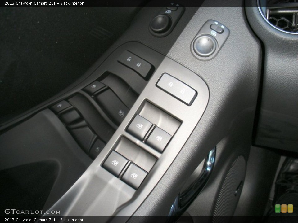 Black Interior Controls for the 2013 Chevrolet Camaro ZL1 #75014273