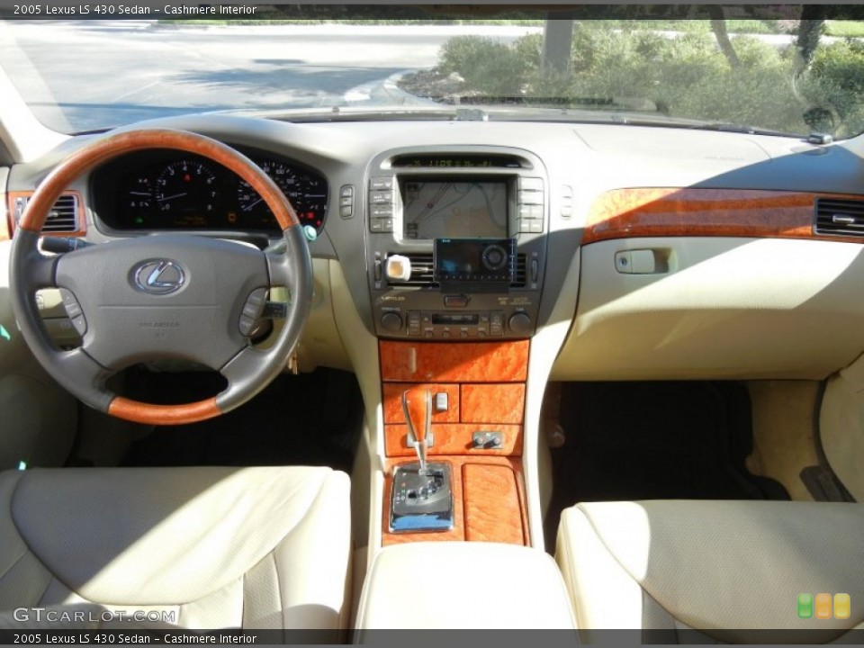 Cashmere Interior Dashboard for the 2005 Lexus LS 430 Sedan #75014842