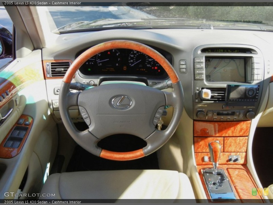 Cashmere Interior Steering Wheel for the 2005 Lexus LS 430 Sedan #75014851
