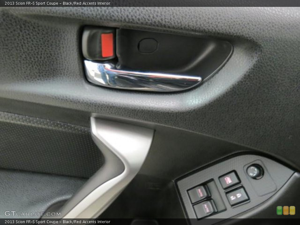 Black/Red Accents Interior Controls for the 2013 Scion FR-S Sport Coupe #75016525