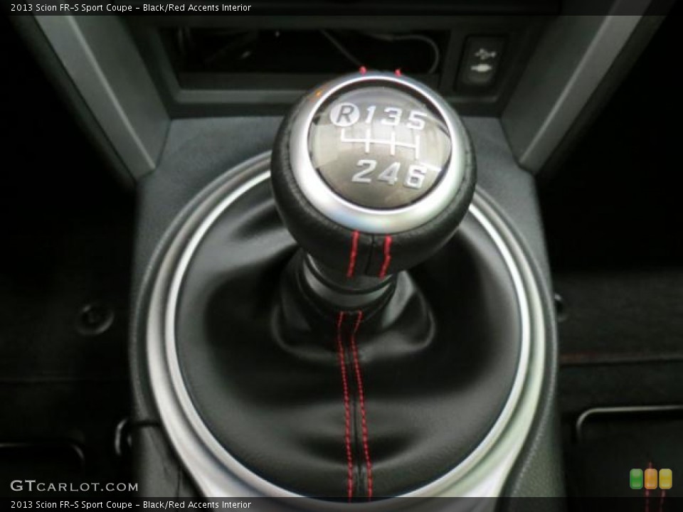 Black/Red Accents Interior Transmission for the 2013 Scion FR-S Sport Coupe #75016577