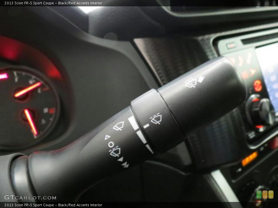 Black/Red Accents Interior Controls for the 2013 Scion FR-S Sport Coupe #75016600