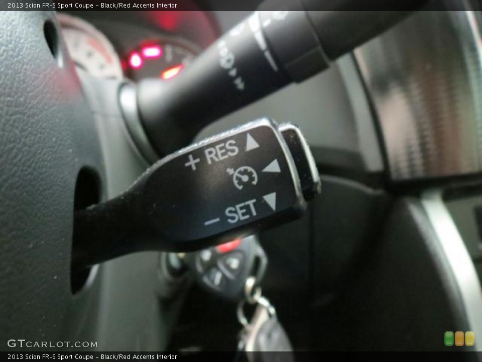 Black/Red Accents Interior Controls for the 2013 Scion FR-S Sport Coupe #75016607