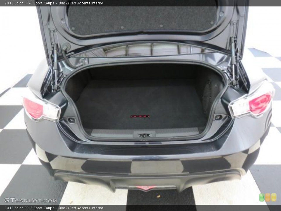 Black/Red Accents Interior Trunk for the 2013 Scion FR-S Sport Coupe #75016651