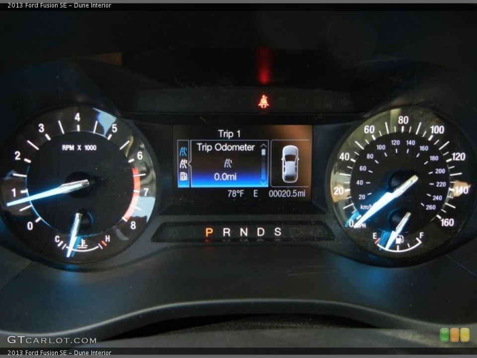 Dune Interior Gauges for the 2013 Ford Fusion SE #75022744