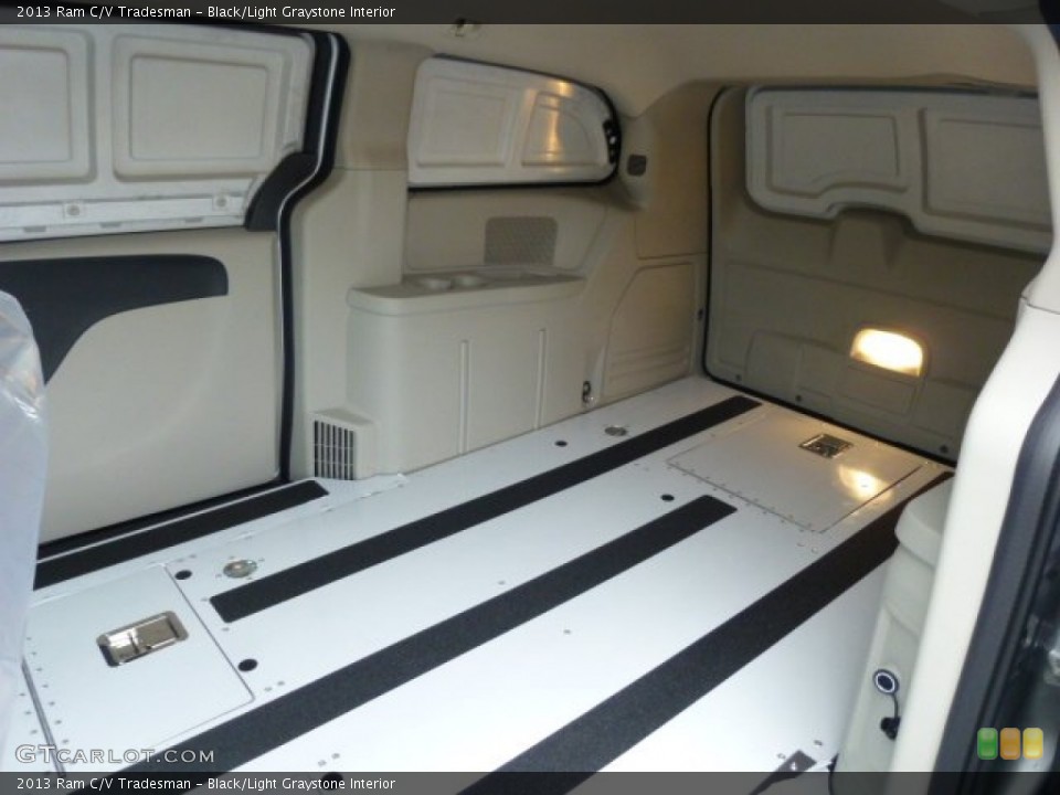 Black/Light Graystone Interior Photo for the 2013 Ram C/V Tradesman #75022796
