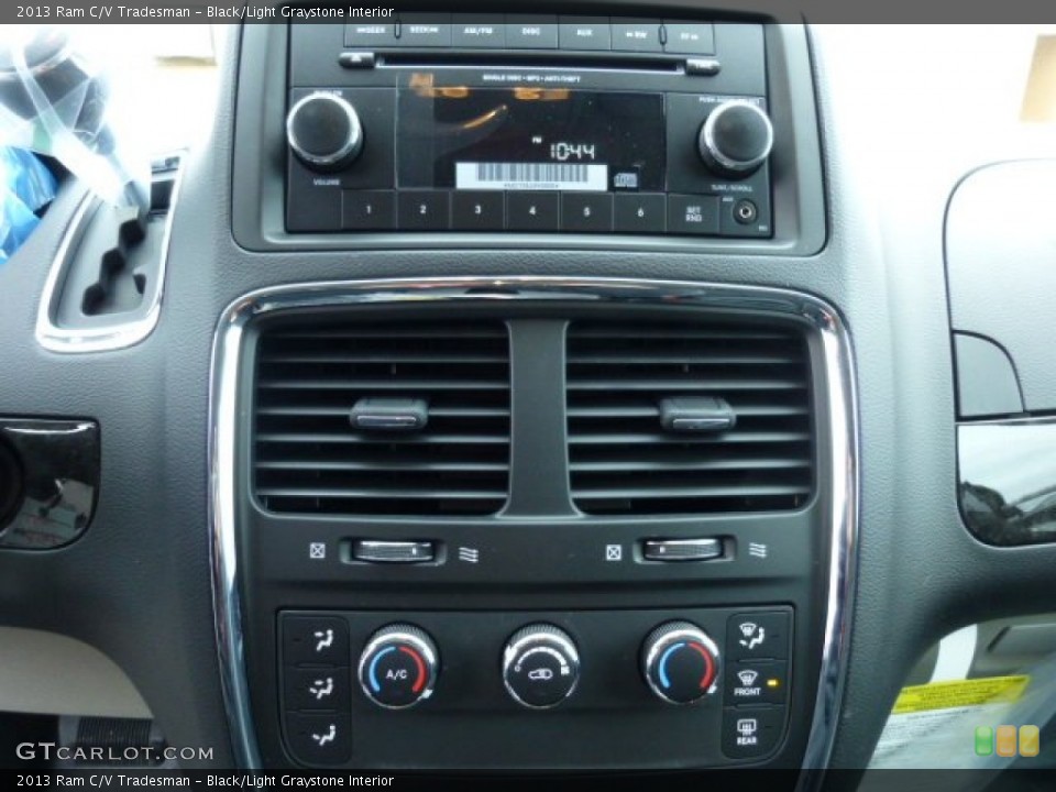 Black/Light Graystone Interior Controls for the 2013 Ram C/V Tradesman #75022928