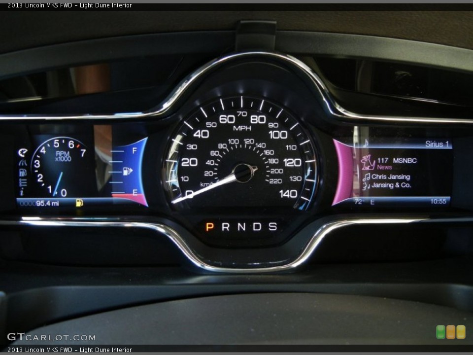 Light Dune Interior Gauges for the 2013 Lincoln MKS FWD #75023506