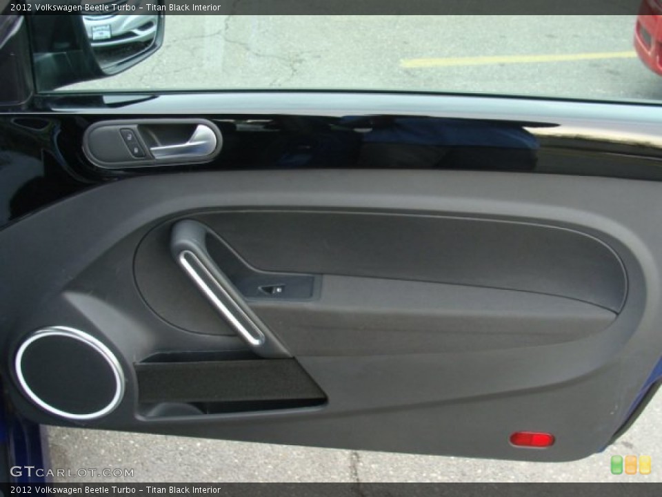 Titan Black Interior Door Panel for the 2012 Volkswagen Beetle Turbo #75023814