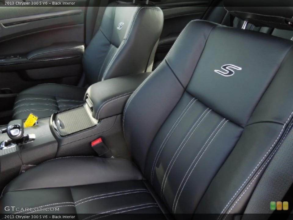 Black Interior Front Seat for the 2013 Chrysler 300 S V6 #75024948