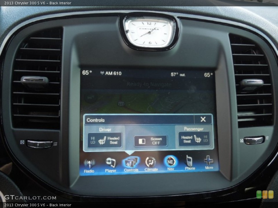 Black Interior Controls for the 2013 Chrysler 300 S V6 #75025067