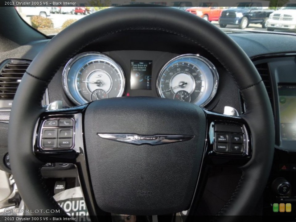 Black Interior Steering Wheel for the 2013 Chrysler 300 S V6 #75025108