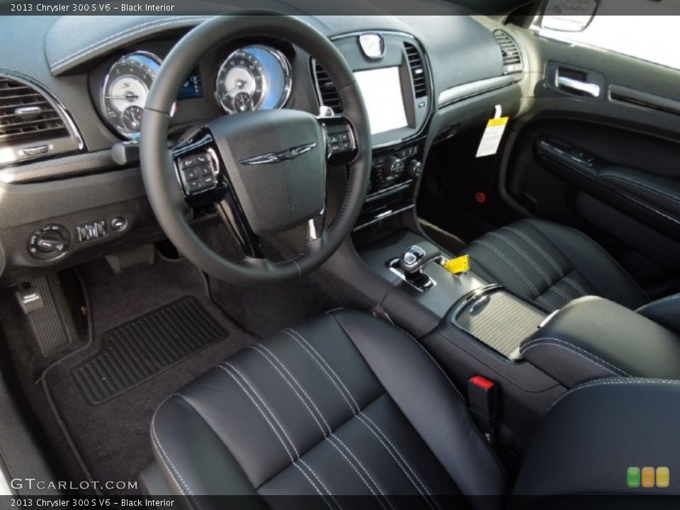 Black Interior Prime Interior for the 2013 Chrysler 300 S V6 #75025289