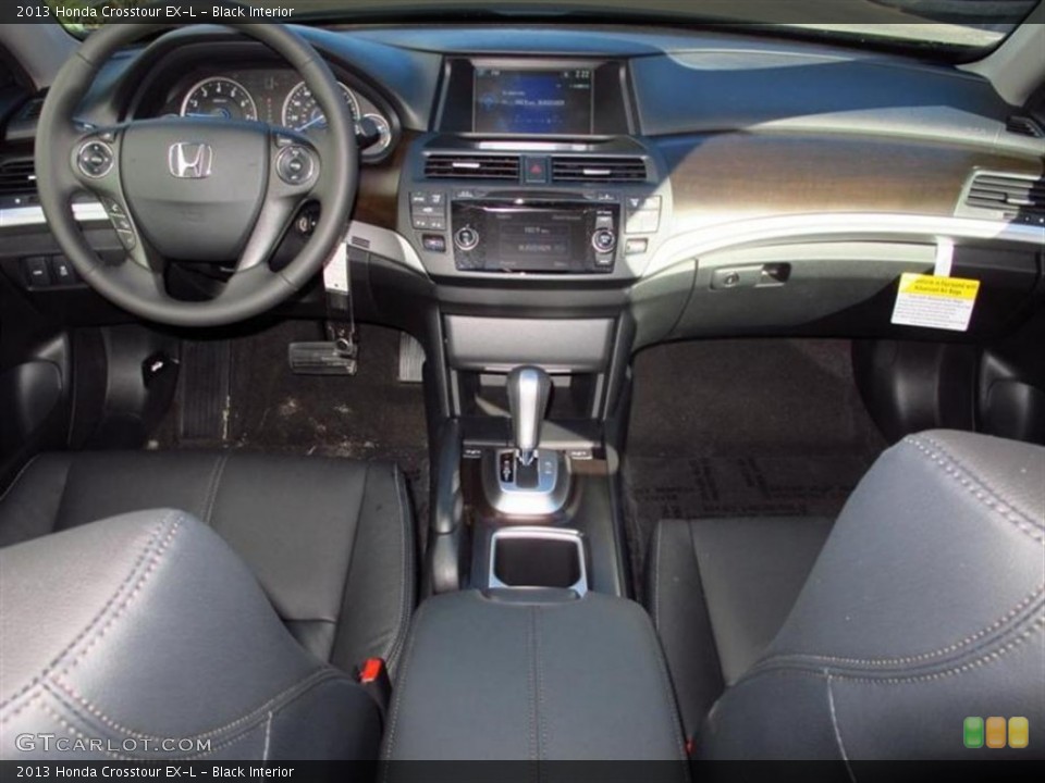 Black Interior Dashboard for the 2013 Honda Crosstour EX-L #75027194