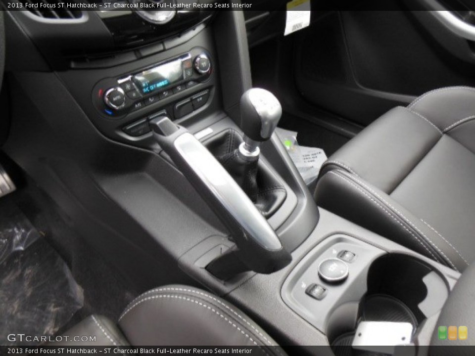 ST Charcoal Black Full-Leather Recaro Seats Interior Transmission for the 2013 Ford Focus ST Hatchback #75028823