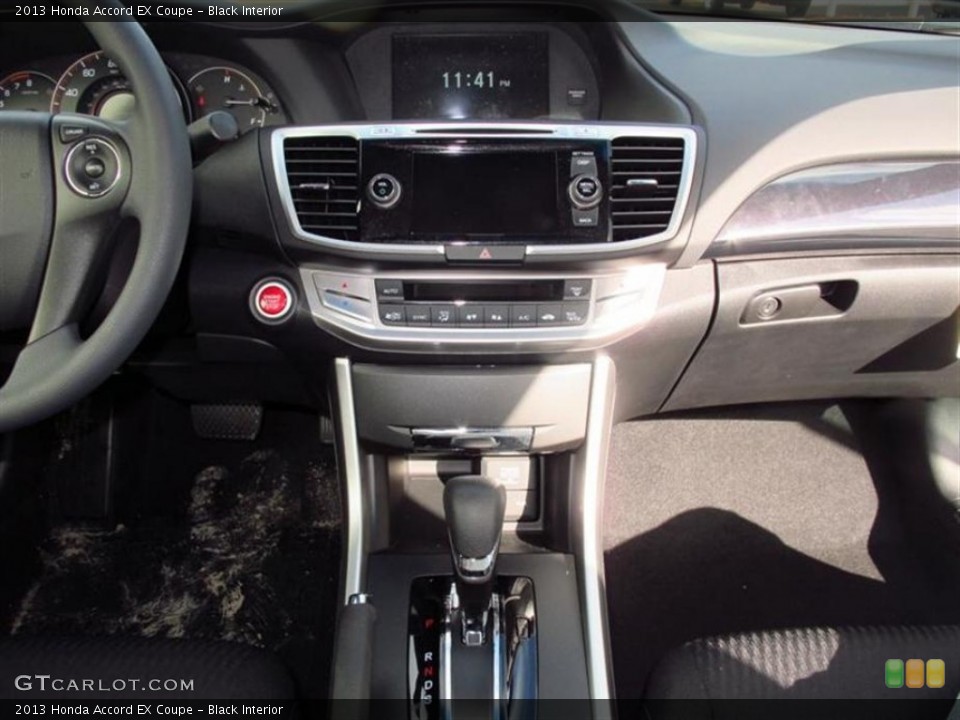 Black Interior Controls for the 2013 Honda Accord EX Coupe #75029445