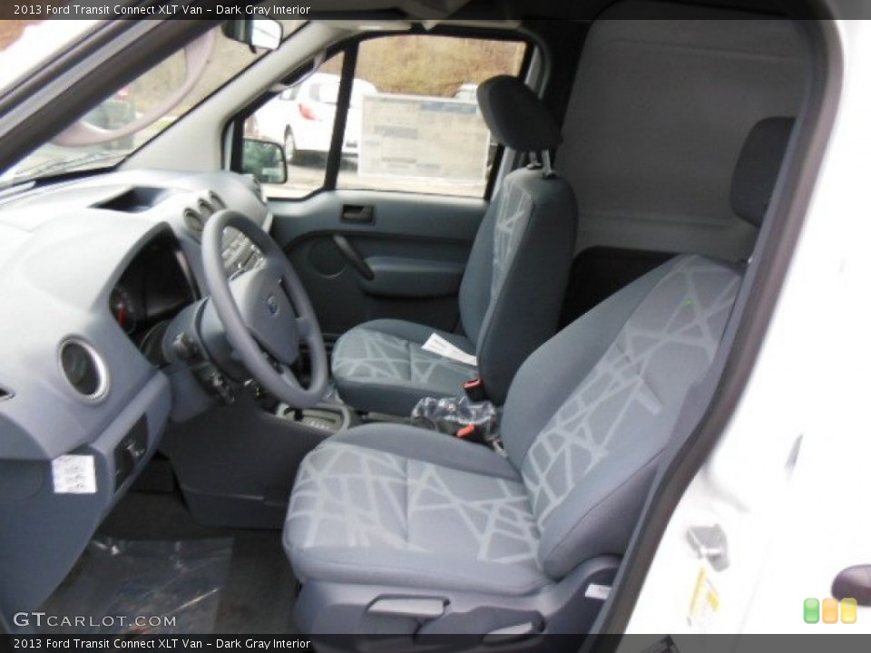 Dark Gray Interior Front Seat for the 2013 Ford Transit Connect XLT Van #75030575