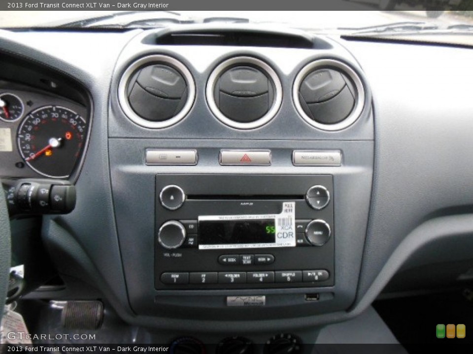 Dark Gray Interior Controls for the 2013 Ford Transit Connect XLT Van #75030632