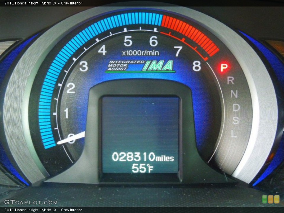 Gray Interior Gauges for the 2011 Honda Insight Hybrid LX #75034581